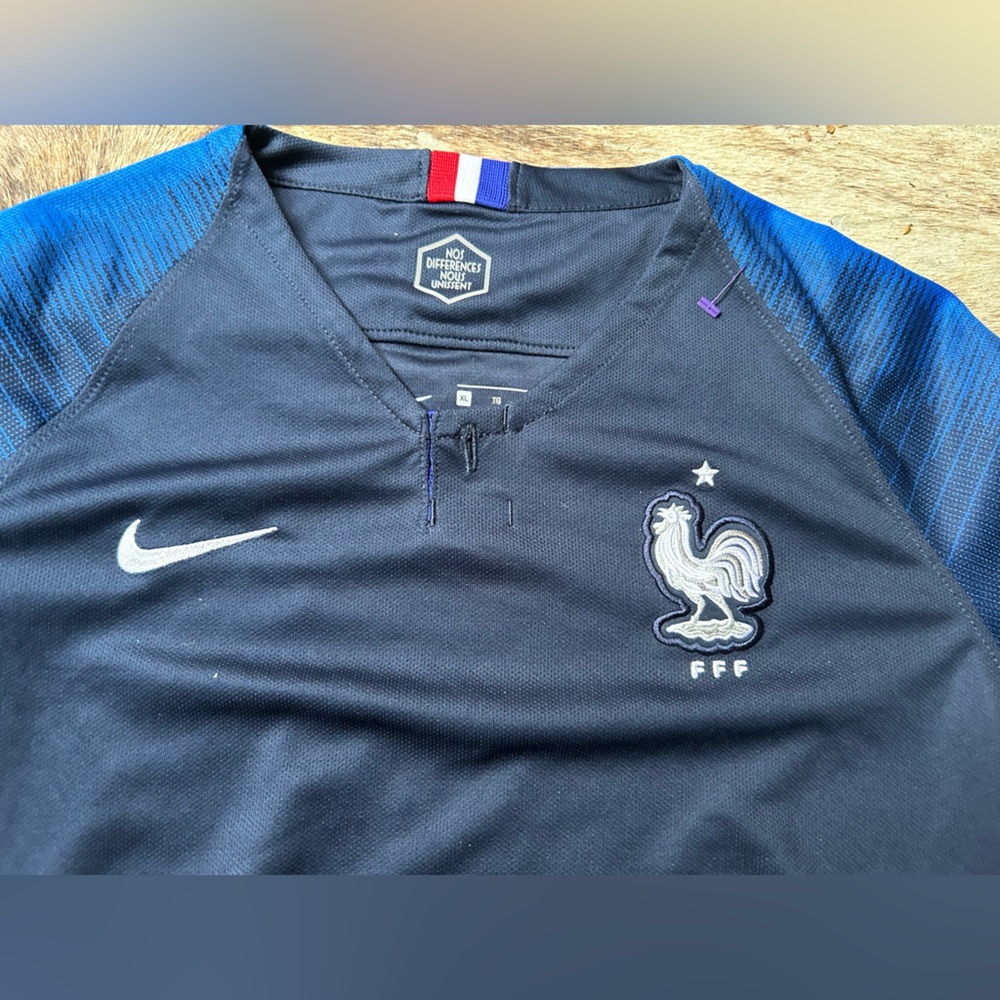 Nike French Football Federation Jersey Boys L 2018 - Picture 2 of 4